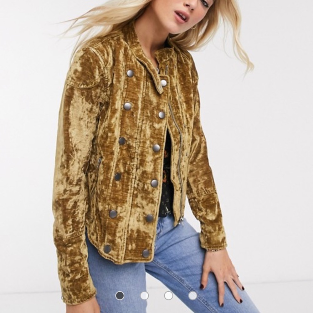 We The Free by Free People velvet jacket
